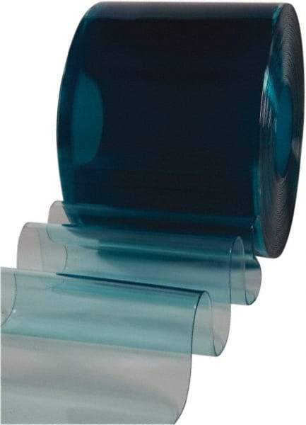 Clearway Door - Clear Low Temp Non-Reinforced Bulk Strip Roll Dock Curtain Strips - 16" Wide x 100' Long x 0.16" Thick - Apex Tool & Supply