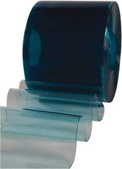 Clearway Door - Clear Low Temp Non-Reinforced QuickStrip Roll Dock Curtain Strips - 16" Wide x 100' Long x 0.16" Thick - Apex Tool & Supply