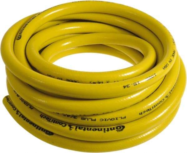 Continental ContiTech - 1" ID x 1.38" OD 50' Long Multipurpose Air Hose - 250 Working psi, -10 to 158°F, Yellow - Apex Tool & Supply
