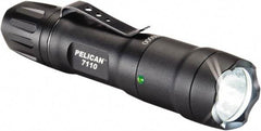 Pelican Products, Inc. - White LED Bulb, 445 Lumens, Industrial/Tactical Flashlight - Black Aluminum Body, 1 AA Alkaline Battery Included - Apex Tool & Supply