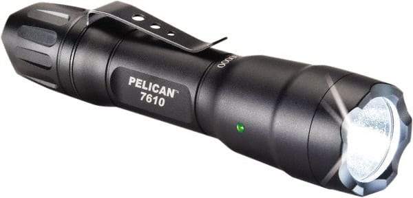 Pelican Products, Inc. - White LED Bulb, 1,018 Lumens, Industrial/Tactical Flashlight - Black Aluminum Body, 1 AA Alkaline Battery Included - Apex Tool & Supply