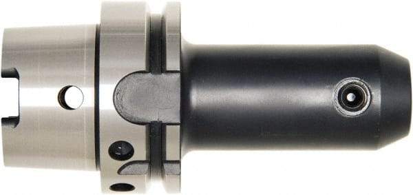 Bilz - HSK100A 5/8" Shank Diam Taper Shank 5/8" Hole End Mill Holder/Adapter - 1-1/2" Nose Diam, 3.94" Projection, Through-Spindle, Through-Bore & DIN Flange Coolant - Exact Industrial Supply