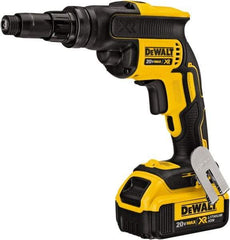 DeWALT - 20 Volt Lithium-Ion Battery Pistol Grip Cordless Screwdriver - 2,000 RPM - Apex Tool & Supply