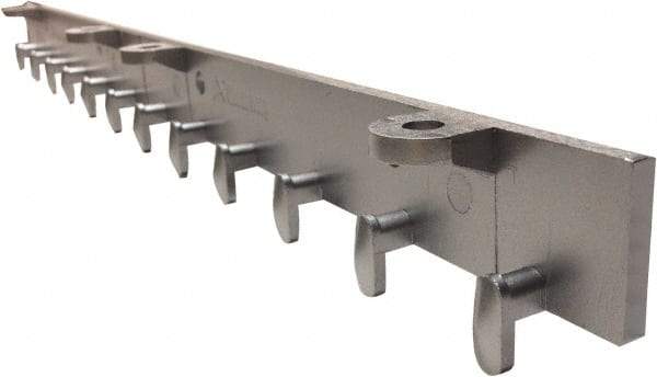 Clearway Door - 2' Long Aluminum Dock Strip Door Boltless Mounting Hardware - Use with PVC Strips - Apex Tool & Supply