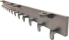 Clearway Door - 2' Long Aluminum Dock Strip Door Boltless Mounting Hardware - Use with PVC Strips - Apex Tool & Supply