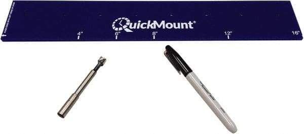 Clearway Door - 2' Long Nylon Dock Strip Door Strip Template Kit - Use with PVC Bulk Rolls - Apex Tool & Supply