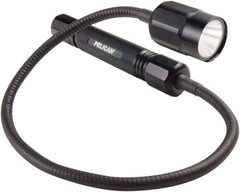 Pelican Products, Inc. - White LED Bulb, 65 Lumens, Hands-free Flashlight - Black Aluminum Body, 2 AA Alkaline Batteries Included - Apex Tool & Supply