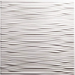 Genesis - Pack of 12 Drifts 23-3/4" x 23-3/4" x 0.11" Vinyl Ceiling Tiles - Apex Tool & Supply