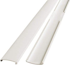 GridMAX - 4' Long x 1-1/16" Wide x 0.16" Thick, Vinyl Ceiling Grid Cover - ASTM E-84 Specification, White - Apex Tool & Supply