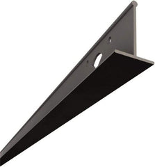 HG-Grid - 8' Long x 61/64" Wide x 1.94" Thick, Vinyl Ceiling Grid - ASTM E-84 Specification, Black - Apex Tool & Supply