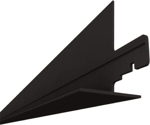 HG-Grid - 24-1/2" Long x 61/64" Wide x 0.15" Thick, Vinyl Cross Tee - ASTM E-84 Specification, Black - Apex Tool & Supply