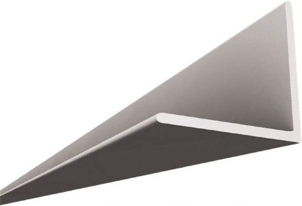 HG-Grid - 8' Long x 15/16" Wide x 15/16" Thick, Vinyl Angled Molding - ASTM E-84 Specification, White - Apex Tool & Supply