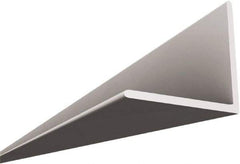 HG-Grid - 8' Long x 15/16" Wide x 15/16" Thick, Vinyl Angled Molding - ASTM E-84 Specification, White - Apex Tool & Supply
