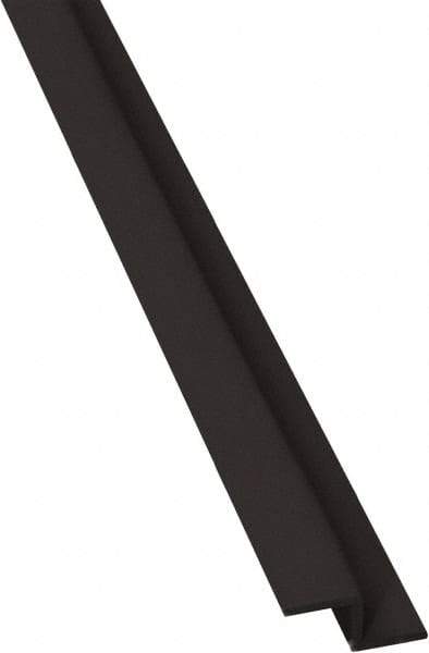 Genesis - 3-1/2" Long x 24-1/4" Wide x 3.24" Thick, Vinyl Trim Kit - ASTM E-84 Specification, Black - Apex Tool & Supply