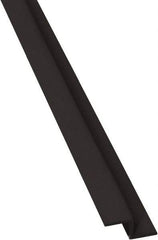 Genesis - 3-1/2" Long x 24-1/4" Wide x 3.24" Thick, Vinyl Trim Kit - ASTM E-84 Specification, Black - Apex Tool & Supply