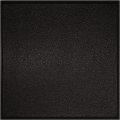 Genesis - 23-3/4" Long x 23-3/4" Wide x 0.11" Thick, Vinyl Ceiling Tile - ASTM E-84 Specification, Black - Apex Tool & Supply