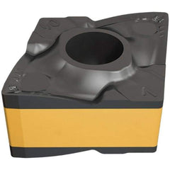 Iscar - CNMX341 M3MW Grade IC6025 Carbide Turning Insert - TiCN/Al2O3/TiN Finish, 80° Diamond, 9.52mm Inscr Circle, 4.4mm Thick, 0.4mm Corner Radius - Apex Tool & Supply