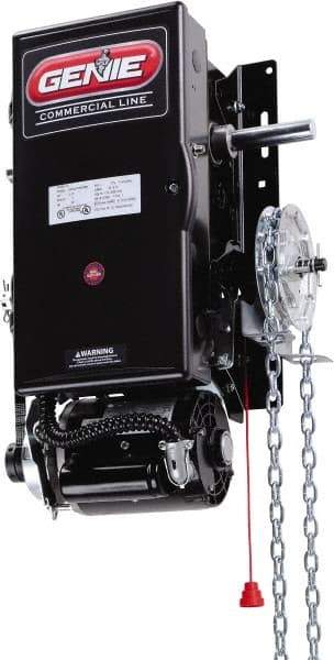 Genie - 1/2 hp 1 Phase Standard Duty Garage Door Hoist Operator Head with Brake - For Use with Maximum 24' High Rolling Door - Apex Tool & Supply