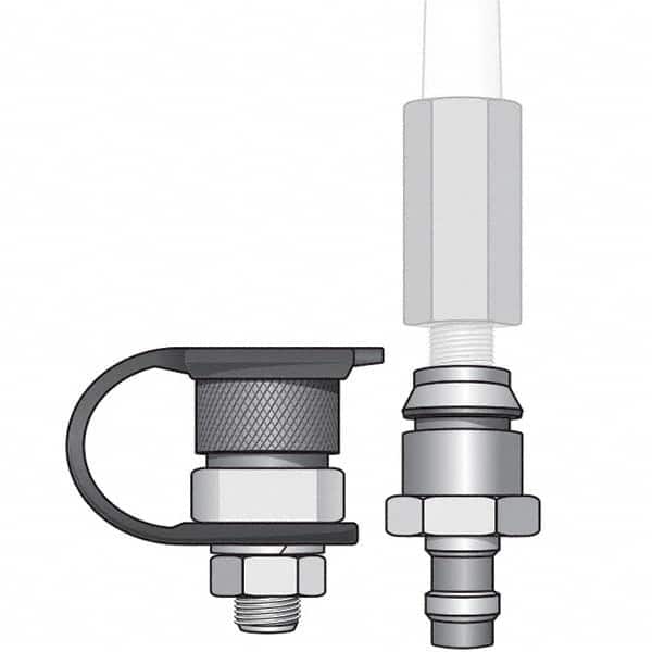 Checkers - Flag Pole Accessories Type: Warning Whip QD Base Mount Kit Material: Steel; Rubber - Apex Tool & Supply