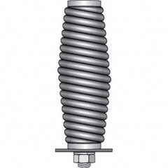 Checkers - Flag Pole Accessories Type: Hexagon Base Material: Steel w/Bright Zinc Finish - Apex Tool & Supply