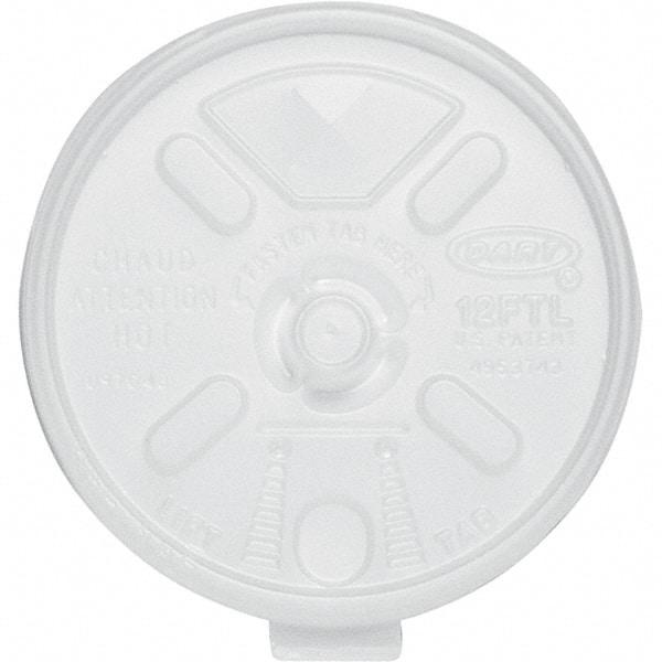 DART - Liftn'Lock Lids, 10-14 oz Cups - Translucent - Apex Tool & Supply