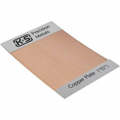 Made in USA - Copper Sheets Material: Copper Thickness (Decimal Inch): 0.0500 - Apex Tool & Supply