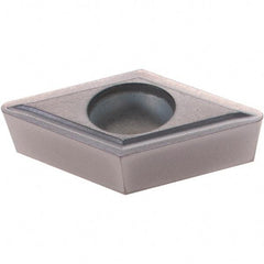 Hertel - DPGT32.52 FV Grade PH7910 Carbide Boring Insert - AlTiN Finish, 55° Diamond, 11° Relief Angle, 3/8" Inscr Circle, 0.156" Thick, 0.032" Corner Radius - Apex Tool & Supply