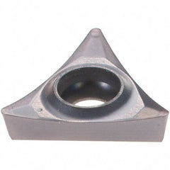 Hertel - TPGT21.51 FY Grade PH7910 Carbide Boring Insert - AlTiN Finish, 60° Triangle, 11° Relief Angle, 1/4" Inscr Circle, 0.094" Thick, 0.015" Corner Radius - Apex Tool & Supply