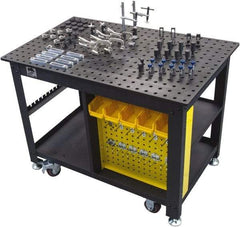 Rhino Cart - 1,500 Lb Capacity Mobile Welder's Table - 48" Wide x 30" Deep x 36" High, Steel - Apex Tool & Supply