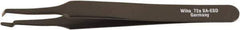 Wiha - 4-23/32" OAL SS-SA ESD Safe Tweezers - Wafer Tip - Apex Tool & Supply