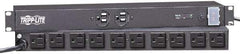 Tripp-Lite - 12 Outlets, 120 VAC15 Amps, 10' Cord, Power Outlet Strip - Floor, Keyhole Mount, 5-15 NEMA Configuration, 4" Strip - Apex Tool & Supply