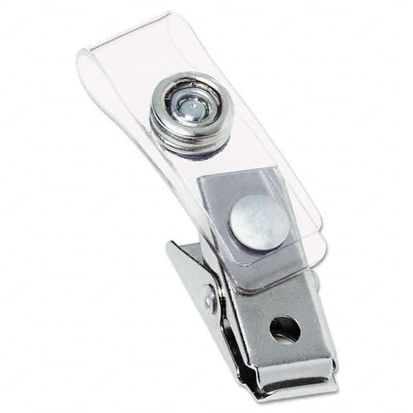 Swingline - Retractable Straps Color: Silver Attachment Type: Clip-On - Apex Tool & Supply