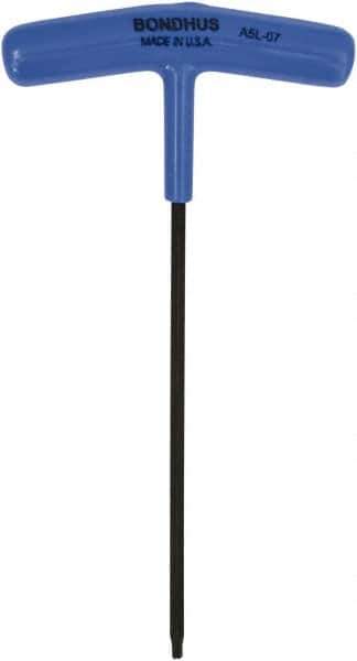 Bondhus - A5L-07 ASTER Recess Key - T-Handle Cushion Grip - Apex Tool & Supply