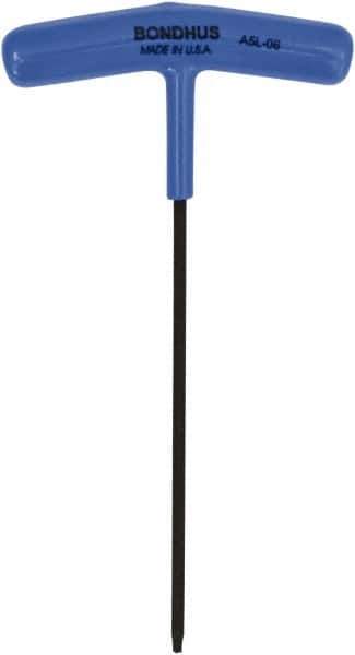 Bondhus - A5L-06 ASTER Recess Key - T-Handle Cushion Grip - Apex Tool & Supply