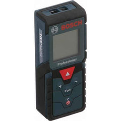Bosch - 165' Range, Laser Distance Finder - 2 AAA Batteries Required, Accurate to 1/16", Comes with 2 AAA Batteries, Hand Strap, 5 Target Cards, Pouch - Apex Tool & Supply