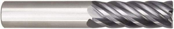 Niagara Cutter - 5/16", 6 Flute, Single End, Solid Carbide, 0.015" Corner Radius End Mill - 2" OAL, 38° Helix, Right Hand Flute, 3/4" LOC, Right Hand Cut - Apex Tool & Supply