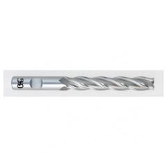 5/16 Dia. x 3-3/4 Overall Length 4-Flute Square End HSS-CO SE End Mill-Round Shank-Non-Center Cutting-Uncoated - Apex Tool & Supply