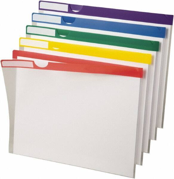 Pendaflex - 8-1/2 x 11", Letter Size, Assorted Colors, Index Folder - Apex Tool & Supply