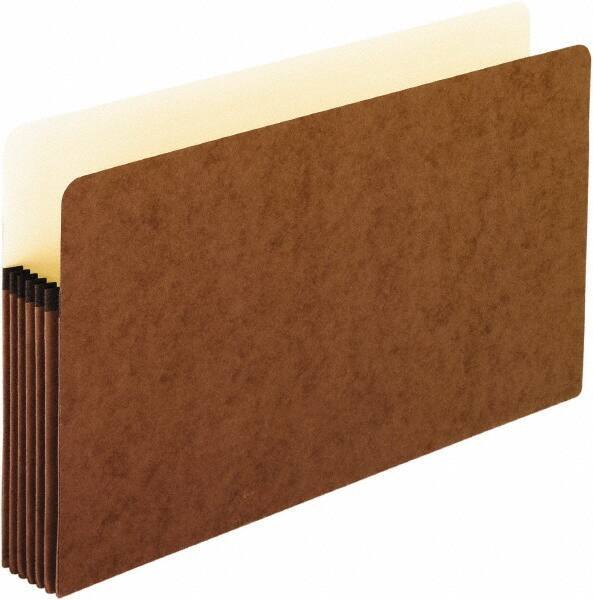 Pendaflex - 8-1/2 x 14", Legal, Redrope, Expansion Folders - Straight Tab Cut Location - Apex Tool & Supply