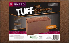 SMEAD - 8-1/2 x 14", Legal, Redrope, 1-31 Indexed Expanding Files - Assorted Tab Cut Location - Apex Tool & Supply