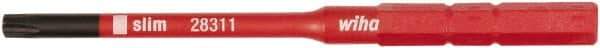 Wiha - 6mm Drive, T25 Torx Screwdriver Bit - 75mm OAL - Apex Tool & Supply