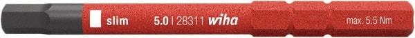 Wiha - 6mm Drive, Inch or Metric Screwdriver Bit - 75mm OAL - Apex Tool & Supply