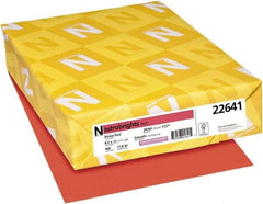 Neenah Paper - 8-1/2" x 11" Rocket Red Colored Copy Paper - Use with Laser Printers, Copiers, Inkjet Printers - Apex Tool & Supply