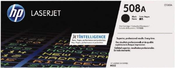 Hewlett-Packard - Black Toner Cartridge - Use with HP Color LaserJet M553 - Apex Tool & Supply