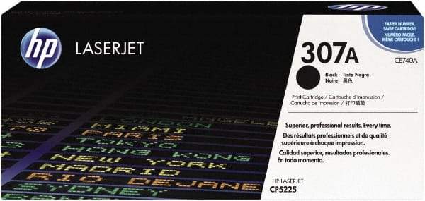 Hewlett-Packard - Black Toner Cartridge - Use with HP Color LaserJet Professional CP5225 - Apex Tool & Supply