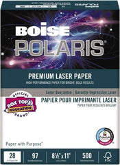 Boise - 8-1/2" x 11" White Copy Paper - Use with Copiers, Laser Printers - Apex Tool & Supply