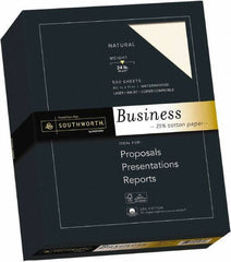 Southworth - 8-1/2" x 11" Natural Copy Paper - Use with Laser Printers, Copiers, Inkjet Printers - Apex Tool & Supply