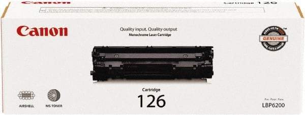 Canon - Black Toner Cartridge - Use with Canon imageCLASS LBP6200d - Apex Tool & Supply