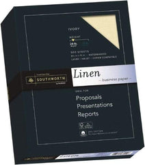 Southworth - 8-1/2" x 11" Ivory Copy Paper - Use with Laser Printers, Copiers, Inkjet Printers - Apex Tool & Supply