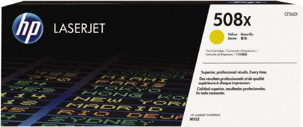 Hewlett-Packard - Yellow Toner Cartridge - Use with HP Color LaserJet M553 - Apex Tool & Supply